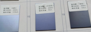 蓝底黑色铝材染料铝阳极氧化表面处理染色一件一公斤