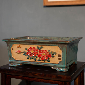 石湾花盆陶一峰