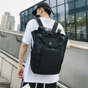 2019新款手提两用双肩包男大容量休闲旅行背包日系原宿风学生书包