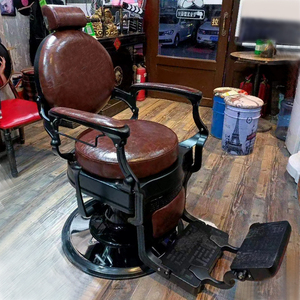 barber男士油头老式美发椅发廊专用大椅理发店剪发可放倒刮胡椅子