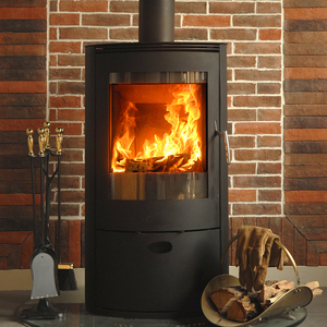 平客壁炉真火家用木柴火炉室内 别墅取暖炉铸铁燃木烧柴客厅