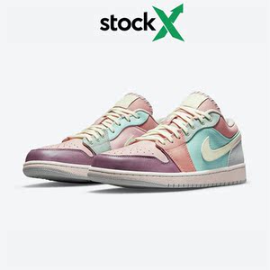 air jordan 1 low aj1彩色拼接 马卡龙低帮男女篮球鞋 dj5196-615