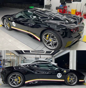 法拉利f8车贴拉花458赛道版贴纸430 488 f12汽车侧裙个性装饰贴画