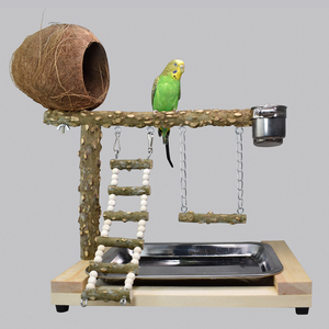 散养鸟站架实木鹦鹉架子鹦鹉站架桌面鹦鹉站台鹦鹉桌面游乐场