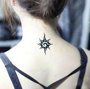 太阳图腾sunshine纹人莫刻纹身贴纸9
