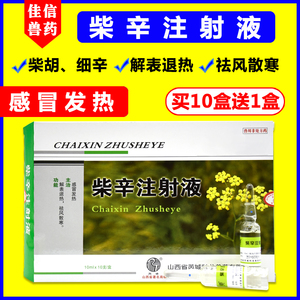 兽药兽用柴辛注射用液猪马牛羊犬猫兔宠物退烧药感冒针剂柴胡细辛