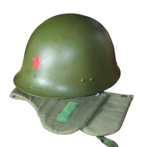 65伞兵头盔军绿色钢盔五星防震抗冲击迷彩头盔