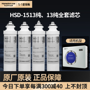 特价汉斯顿家用RO反渗透纯水机HSD-75G-1513/D2/13全套滤芯套餐