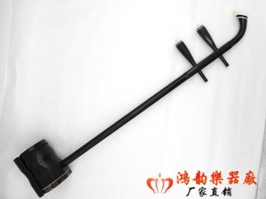 淘宝 精品黑檀扁八角龙头二胡/厂家直销送琴盒/新店开张特惠 骁凯