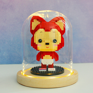 正版阿狸积木小颗粒乐高拼装成年人女孩系列礼物高难度七夕拼插8