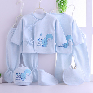 新生儿用品产房待产包婴儿套装送礼包刚出生宝宝礼盒纯棉衣服7件