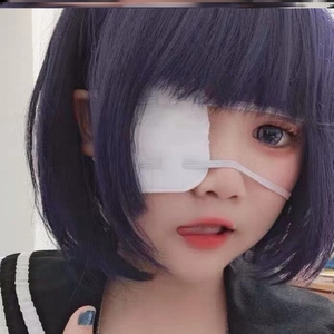 中二病单边独眼眼罩动漫可爱超萌二次元动漫cos少女蹦迪网红道具