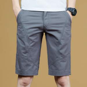 夏季薄款休闲六分裤男外穿五分裤纯棉运动男士中裤子透气韩版潮流