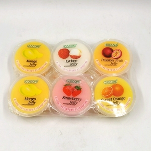 马来西亚进口 COCON可康果味型果冻多口味布丁480g/盒（ 6杯）