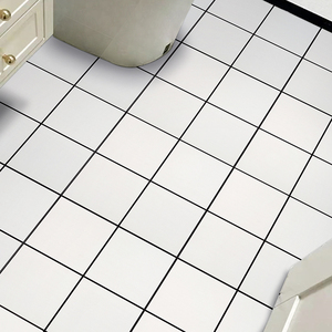 卫生间防水地贴地砖贴地板地面翻新仿瓷砖浴室厕所淋浴间防滑专用