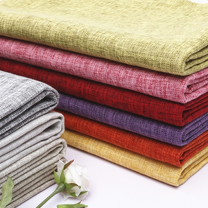 现代简约轻奢亚麻棉麻布料沙发布料面料定制沙发套靠垫桌布手工程