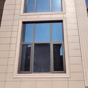 现代室外别墅外墙窗套线条瓷砖150x600乡村农村边框包边欧式简约