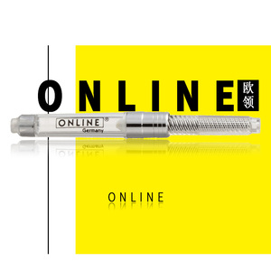 德国ONLINE欧领钢笔吸墨器 金属上墨器吸墨管墨水补充 欧标通用