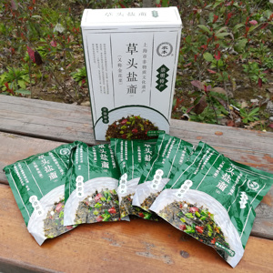 崇明特产盒装金花菜新鲜草头腌鸡即食开味咸菜500克农家特色菜