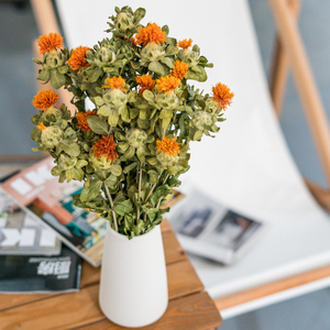 干花花束配花瓶