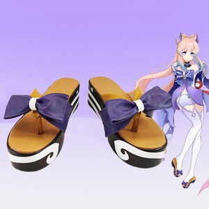 二次元原神游戏周边珊瑚宫心海同款cos鞋子cosplay鞋支持来图定制