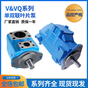定量叶片泵20V25V35V45V单联液压泵2520V3520V4535V高压双联油泵