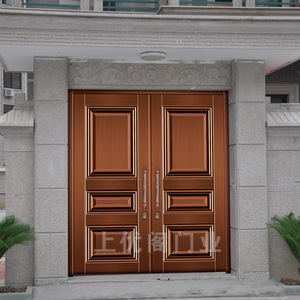 上优阁铜铝门铝铜门简约大气欧式古典现代铝合金大门铝门别墅大门