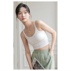 挂脖式吊带肚兜古风肚兜式挂脖吊带小背心女短款上衣夏小吊带背心