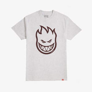 市井店 spitfire 美潮牌嘻哈街舞滑板男女大号火苗圆领t恤灰色