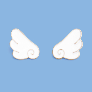 可爱小天使翅膀胸针卡通个性情侣闺蜜男女学生书包衣领徽章别针