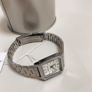 日本卡西欧casio vintage复古方块表气质金属钢带石英防水手表