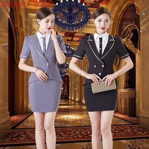 夜场ktv公主制服夜总会酒吧dj包厢服务员工作服短袖足疗技师工衣