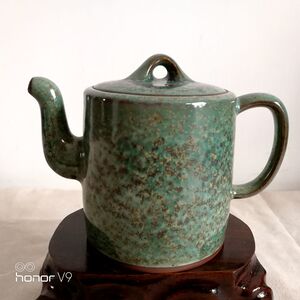 禹州钧窑神垕钧瓷精品单壶卢钧金斑手工壶茶壶茶器茶具礼品收藏品