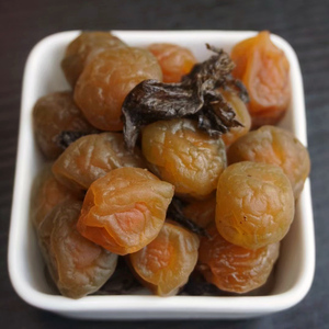 水晶梅 紫苏梅子干 酸甜青梅浏阳特产四月梅手工晒制盐换茶零食