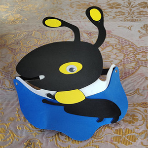 蚂蚁头饰道具 头套 eva儿童面具昆虫帽子 幼儿园表演