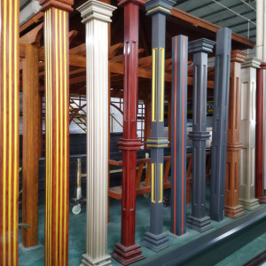 欧式阳光房别墅阳台罗马柱铝合金型材材料中式立柱方管配件批发