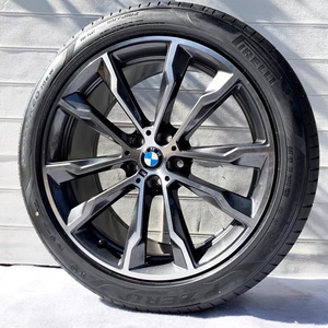 适用新款20寸宝马x3原厂轮毂轮胎原装钢圈699m升级x3x4新款5系