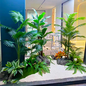 大型仿真绿植造景客厅室内角落办公室景观假植物网红橱窗组合装饰