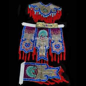 戏曲鱼鳞甲京剧梅派霸王别姬鱼鳞甲虞姬服装古装戏剧斗篷古装腰包