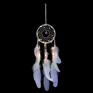 Ins style girl soft room purple white finished wind chime dr
