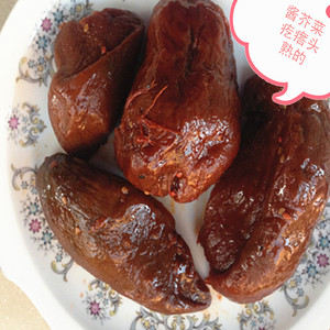 东北咸菜酱菜 酱芥菜 酱疙瘩头 熟的 下饭菜 250g