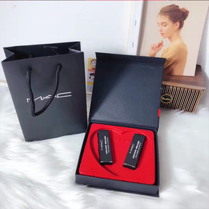 mac口红限量爱心礼盒2支装学生平价大牌唇膏送女友生日情人新年礼