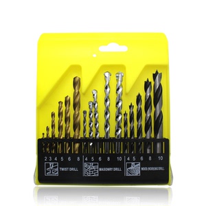 建工钻头套装多功能混凝土冲击钻头手电钻三角圆柄手枪钻钻头