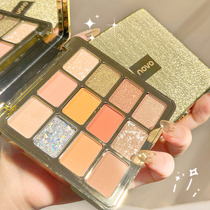 阿玛尼眼影盘夏细闪粉亮片珠光哑光ins超火学生大地色防水大地色