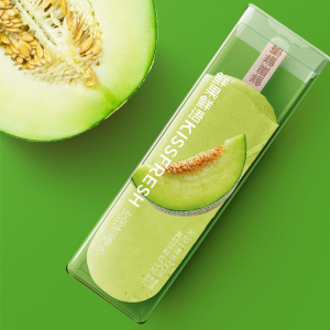 kissfresh鲜果鲜语草莓玫珑瓜口味 70克 棒冰 冰棒雪糕冰淇淋冷饮