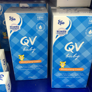 包邮澳洲EGO QV Cream面霜婴儿童抗敏感宝宝润肤乳250g雪花膏泵装