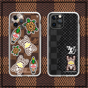 lv大牌吴亦凡同款iphone12手机壳苹果11promax个性全包硅胶套xs潮
