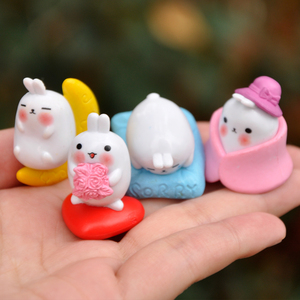 日本购日本购迷你土豆兔盲盒萌浪兔子玩偶x可爱粉嫩少女心小白兔