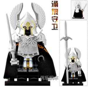澄海玩具巴士淘宝科睿xp138涌泉守卫天鹅兵刚铎兵魔戒指环王拼装