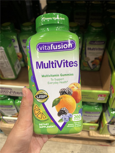 现货美国直购vitafusion成人综合复合维生素小熊水果软糖260粒
